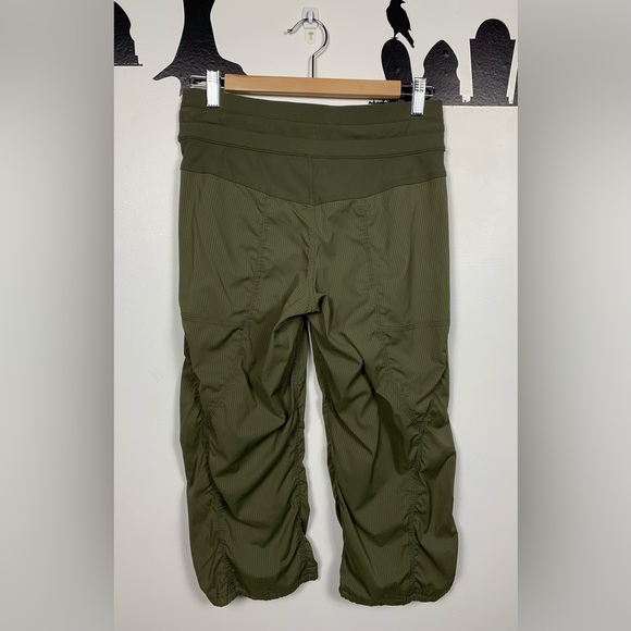 Lululemon Studio Crop - Olive Green - Picture 2 of 3